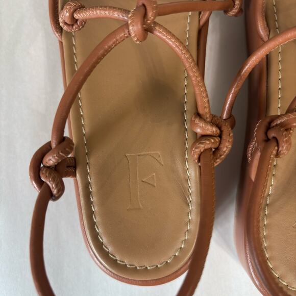 Flattered Heather Knot Platform Sandal in Brown - Size 39 - Picture 11 of 12